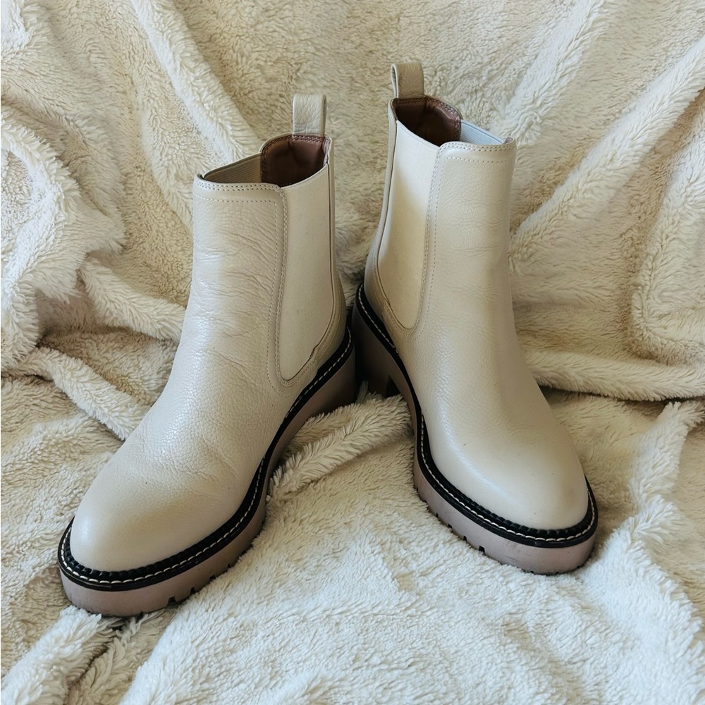 Nordstrom Brand Leather Nomiah-Lea Chelsea Boots